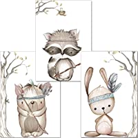 Los mejores  - artpin® - Juego de 3 pósteres para habitación de niños – A4 imágenes para habitación de bebé – Decoración para niña P23.